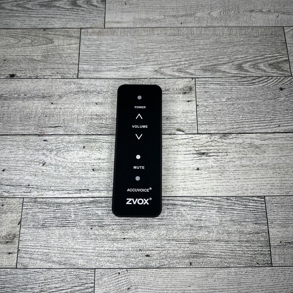 Genuine OEM ZVOX Remote Control for AccuVoice AV100 TV Speaker - TESTED